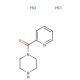 1-(pyridin-2-ylcarbonyl)piperazine dihydrochloride - chemical structure image
