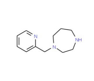 1-Pyridin-2-ylmethyl-[1,4]diazepane (CAS 247118-06-5) - chemical structure image