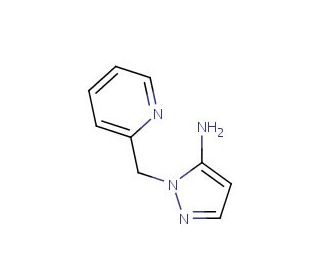 1-(pyridin-2-ylmethyl)-1H-pyrazol-5-amine (CAS 956779-00-3) - chemical structure image