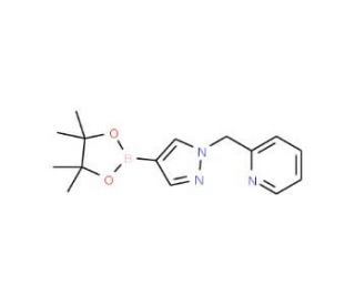 1-(Pyridin-2-ylmethyl)-1H-pyrazole-4-boronic acid, pinacol ester (CAS 864754-22-3) - chemical structure image