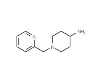 1-(pyridin-2-ylmethyl)piperidin-4-amine (CAS 160357-91-5) - chemical structure image