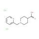 1-(Pyridin-2-ylmethyl)piperidine-4-carboxylic acid dihydrochloride - chemical structure image
