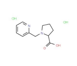 1-(pyridin-2-ylmethyl)pyrrolidine-2-carboxylic acid dihydrochloride - chemical structure image