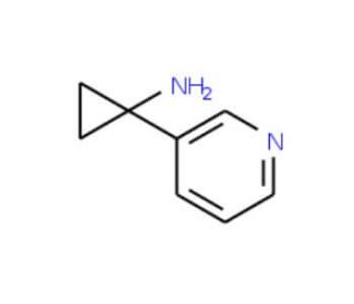 1-Pyridin-3-yl-cyclopropylamine (CAS 503417-38-7) - chemical structure image