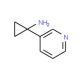 1-Pyridin-3-yl-cyclopropylamine (CAS 503417-38-7) - chemical structure image