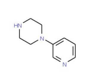 1-Pyridin-3-yl-piperazine (CAS 67980-77-2) - chemical structure image