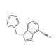1-(Pyridin-3-ylmethyl)-1H-indole-4-carbonitrile - chemical structure image
