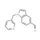 1-(Pyridin-3-ylmethyl)-1H-indole-5-carbaldehyde - chemical structure image