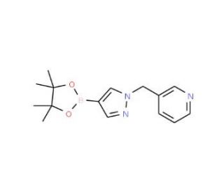 1-(Pyridin-3-ylmethyl)-1H-pyrazole-4-boronic acid, pinacol ester (CAS 864754-21-2) - chemical structure image