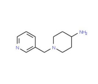 1-Pyridin-3-ylmethyl-piperidin-4-ylamine (CAS 160357-88-0) - chemical structure image