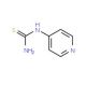 1-(Pyridin-4-yl)-2-thiourea (CAS 164670-44-4) - chemical structure image