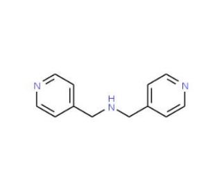 1-Pyridin-4-yl-N-(pyridin-4-ylmethyl)methanamine (CAS 1539-39-5) - chemical structure image