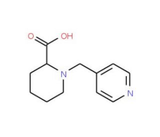 1-(pyridin-4-ylmethyl)piperidine-2-carboxylic acid (CAS 1024612-64-3) - chemical structure image