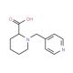 1-(pyridin-4-ylmethyl)piperidine-2-carboxylic acid (CAS 1024612-64-3) - chemical structure image