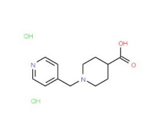 1-(Pyridin-4-ylmethyl)piperidine-4-carboxylic acid dihydrochloride - chemical structure image