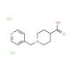 1-(Pyridin-4-ylmethyl)piperidine-4-carboxylic acid dihydrochloride - chemical structure image