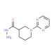 1-(Pyrimidin-2-yl)piperidine-3-carbohydrazide - chemical structure image