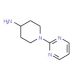 1-Pyrimidin-2-ylpiperidin-4-amine (CAS 412355-81-8) - chemical structure image