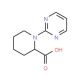 1-pyrimidin-2-ylpiperidine-2-carboxylic acid - chemical structure image