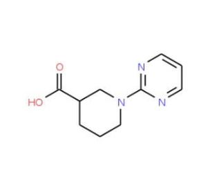 1-pyrimidin-2-ylpiperidine-3-carboxylic acid - chemical structure image