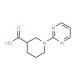 1-pyrimidin-2-ylpiperidine-3-carboxylic acid - chemical structure image