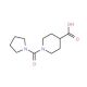 1-(pyrrolidin-1-ylcarbonyl)piperidine-4-carboxylic acid - chemical structure image