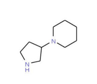 1-Pyrrolidin-3-yl-piperidine - chemical structure image