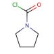 1-Pyrrolidinecarbonyl chloride (CAS 1192-63-8) - chemical structure image