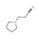 1-Pyrrolidinepropionitrile (CAS 26165-45-7) - chemical structure image