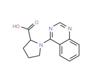 1-Quinazolin-4-yl-pyrrolidine-2-carboxylic acid - chemical structure image