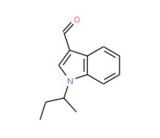 1-sec-Butyl-1H-indole-3-carbaldehyde - chemical structure image