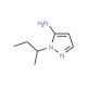 1-sec-butyl-1H-pyrazol-5-amine (CAS 3524-19-4) - chemical structure image