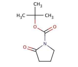 1-(tert-Butoxycarbonyl)-2-pyrrolidinone (CAS 85909-08-6) - chemical structure image