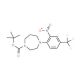1-(tert-Butoxycarbonyl)-4-[2-nitro-4-(trifluoromethyl)phenyl]homopiperazine (CAS 306934-72-5) - chemical structure image