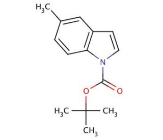 1-(tert-Butoxycarbonyl)-5-methylindole (CAS 129822-49-7) - chemical structure image