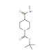 1-tert-Butoxycarbonylpiperidine-4-carboxylic acid methyl amide (CAS 544696-01-7) - chemical structure image