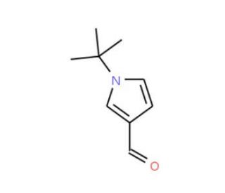 1-tert-Butyl-1H-pyrrole-3-carbaldehyde (CAS 30186-46-0) - chemical structure image