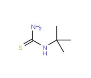 1-tert-Butyl-2-thiourea (CAS 7204-48-0) - chemical structure image