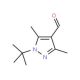 1-tert-Butyl-3,5-dimethyl-1H-pyrazole-4-carboxaldehyde (CAS 647824-51-9) - chemical structure image