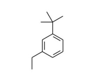 1-tert-Butyl-3-ethylbenzene (CAS 14411-56-4) - chemical structure image