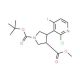 1-tert-Butyl 3-methyl 4-(2-chloro-4-iodopyridin-3-yl)pyrrolidine-1,3-dicarboxylate - chemical structure image