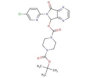 1-tert-Butyl 4-[6-(5-Chloropyridin-2-yl)-7-oxo-6,7-dihydro-5H-pyrrolo[3,4-b]pyrazin-5-yl]piperazine-1,4-dicarboxylate (CAS 10
