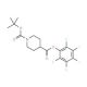 1-tert-Butyl 4-(pentafluorophenyl) piperidine-1,4-dicarboxylate (CAS 294885-28-2) - chemical structure image