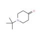 1-tert-Butyl-4-piperidinone 的分子结构, CAS编号: 1465-76-5 1-tert-Butyl-4-piperidinone (CAS 1465-76-5) - chemical structure image