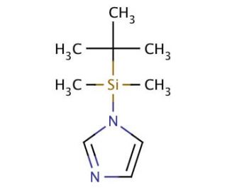 1-(tert-Butyldimethylsilyl)imidazole (CAS 54925-64-3) - chemical structure image