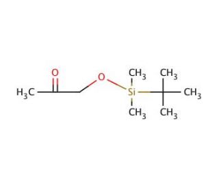1-(tert-Butyldimethylsilyloxy)-2-propanone (CAS 74685-00-0) - chemical structure image