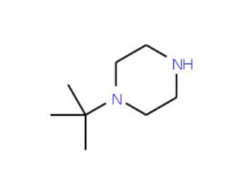 1-tert-butylpiperazine (CAS 38216-72-7) - chemical structure image