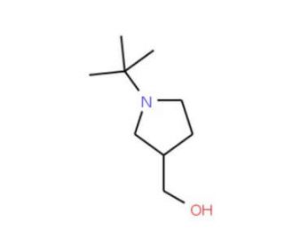 (1-tert-butylpyrrolidin-3-yl)methanol - chemical structure image