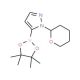 1-(Tetrahydro-2H-pyran-2-yl)-1H-pyrazole-5-boronic acid, pinacol ester (CAS 903550-26-5) - chemical structure image