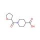1-(tetrahydrofuran-2-ylcarbonyl)piperidine-4-carboxylic acid (CAS 926214-32-6) - chemical structure image